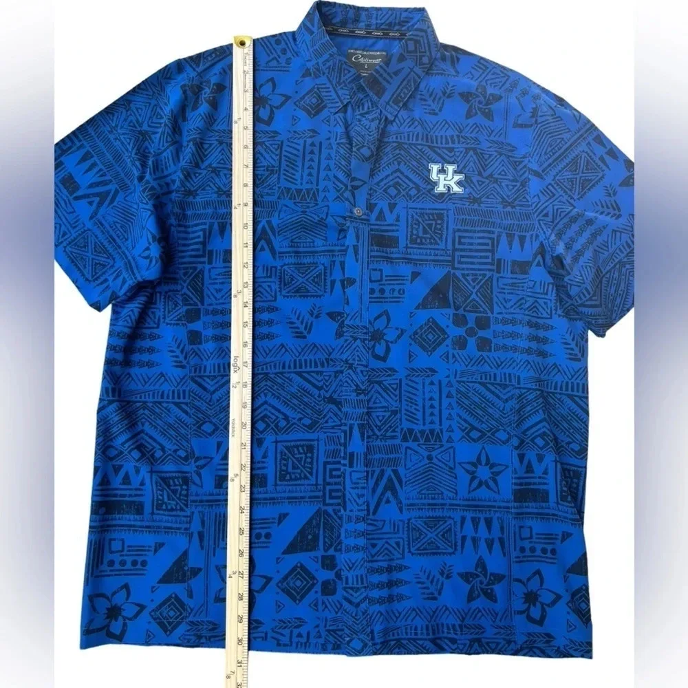 University of Kentucky | Summer Hawaiian Camp Shirt, Size Large